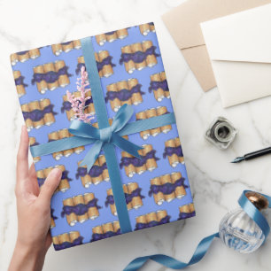 Papier Cadeau Blueberry Fromage Blintz Blintz Plat de Deli Juif