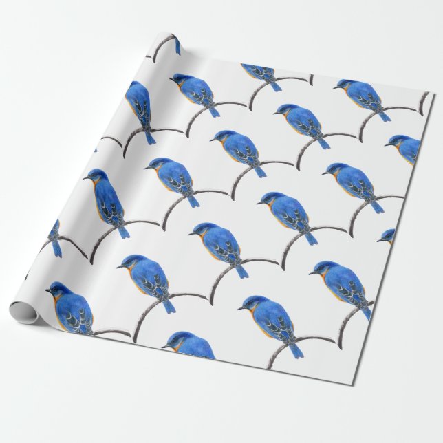 Papier Cadeau Bluebird (Déroulé)
