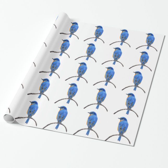 Papier Cadeau Bluebird (Déroulé)