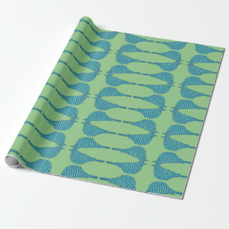 Papier Cadeau Bluebird rayé