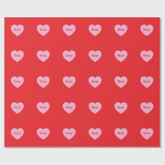 Papier Cadeau Bluey Hugs Paper