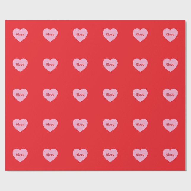 Papier Cadeau Bluey Hugs Paper (Plat)