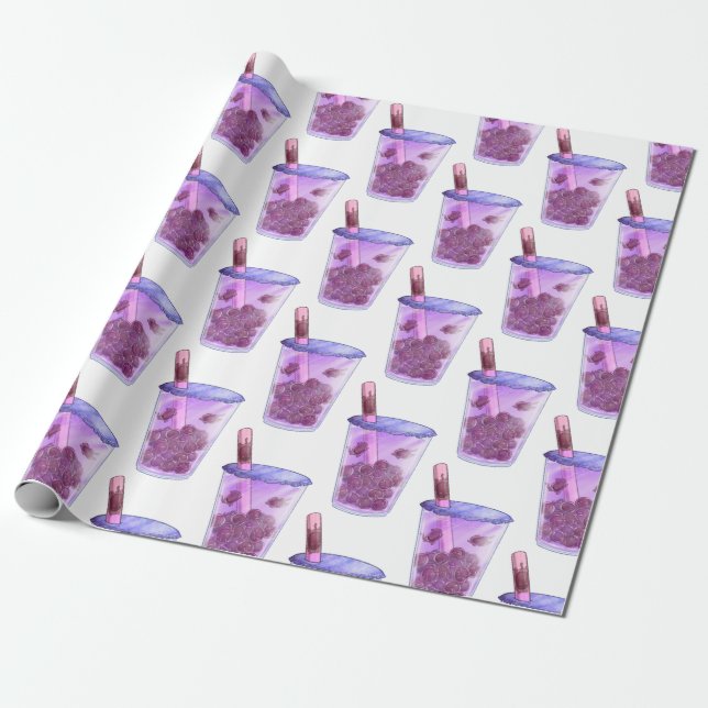 Papier Cadeau Boba Cats (Déroulé)