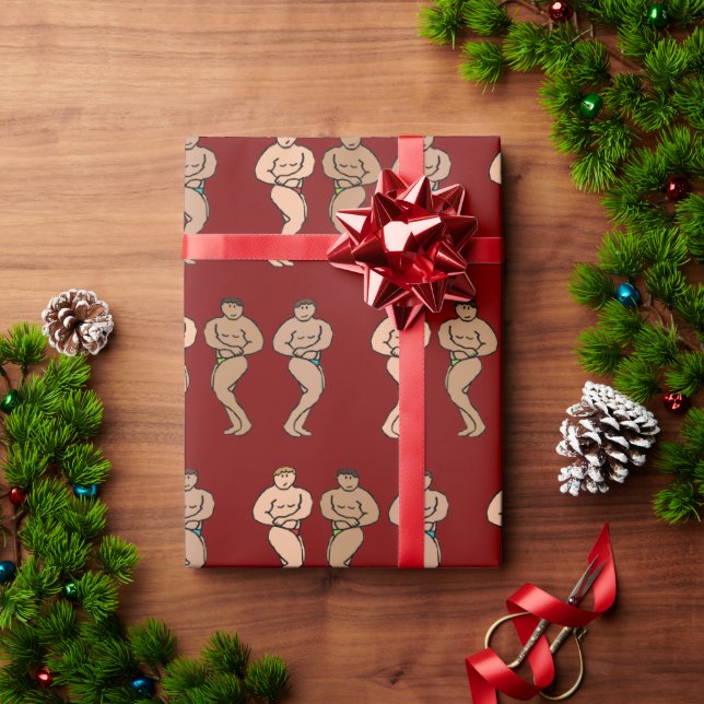 Papier Cadeau Bodybuilding (Cadeau de vacances)