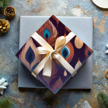 Bohème Peacock Dons de plume pour les amoureux de 