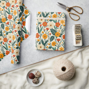 Papier Cadeau Boho Blooming