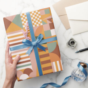 Papier Cadeau Boho Bloque Floral
