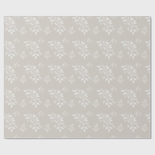 Papier Cadeau Boho Chic Floral Motif esthétique