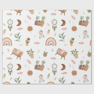 Papier Cadeau boho-inspired wrapping paper