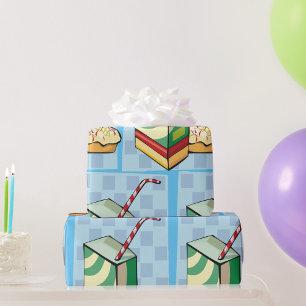 Papier Cadeau Boire Avec Un Papier À Paille