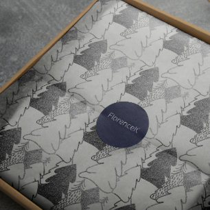 Papier Cadeau Bois blanc de parties scintillantes de gris