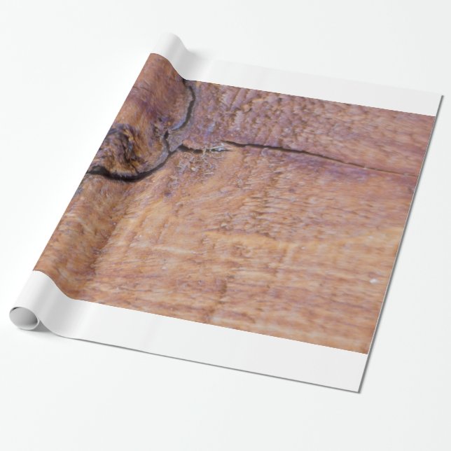 Papier Cadeau Bois craqué (Déroulé)