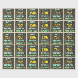 Papier Cadeau Bois de Faux, regard peint des textes,