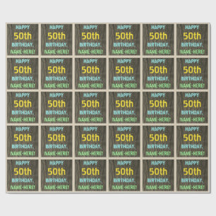 Papier Cadeau Bois de Faux, regard peint des textes,