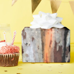 Papier Cadeau Bois rustique 1