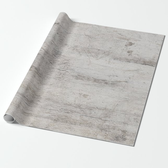 Papier Cadeau Bois rustique Bois gris vieilli Mariage de texture (Déroulé)