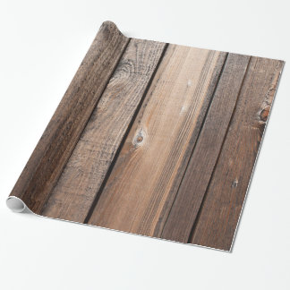 Papier Cadeau Bois rustique de grange