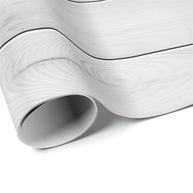 Papier Cadeau Bois rustique découpage  (Coin rond)