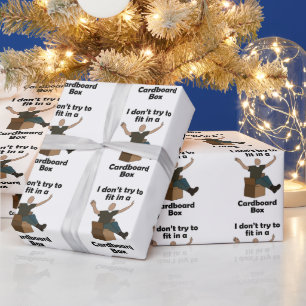 Papier Cadeau Boîte en Carton Ne Tente Pas de S'intégrer Fête d'