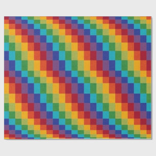 Papier Cadeau Boîtes arc-en-ciel