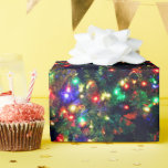Papier Cadeau Bokeh Christmas Lights Blurry Shimmer Lens Flare<br><div class="desc">Éclairage de Noël Bokeh Shimmering Flare Papier d'enveloppement</div>