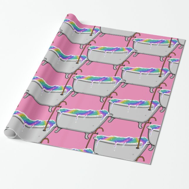 Papier Cadeau Bombe de Bain Babe Thunder_Cove (Déroulé)