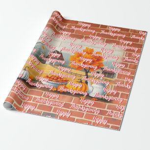Papier Cadeau Bon thanksgiving Moderne Belle Automne