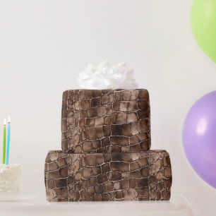 Papier Cadeau Bonbons au chocolat Brown crémeux Anniversaire