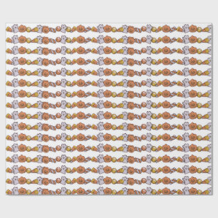 Papier Cadeau bonbons d'Halloween