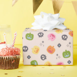 Papier Cadeau Bonbons éffrayant Jack O'lantern