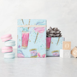 Papier Cadeau Bonbons et Motif de sucre