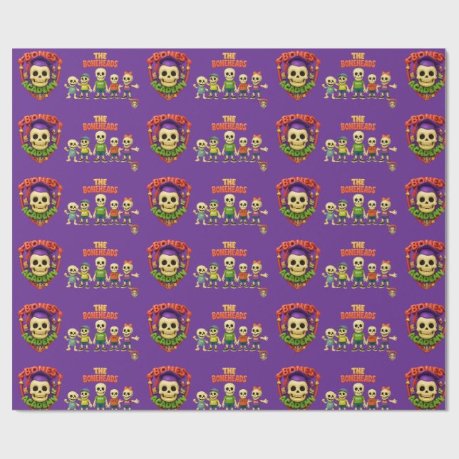 Papier cadeau Bones Academy™ (Plat)