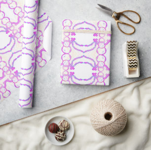 Papier Cadeau Bonhomme de neige fantaisiste mignon