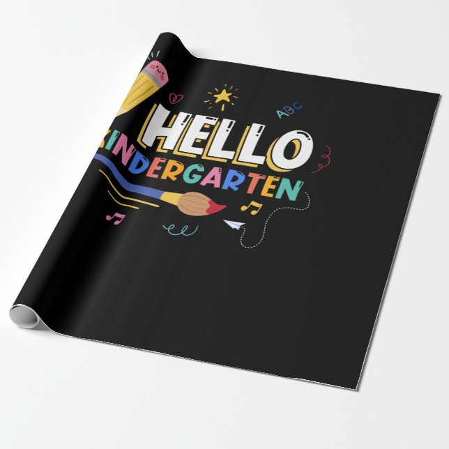 Papier Cadeau Bonjour maternelle (Déroulé)