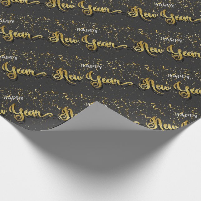 Papier Cadeau Bonne année (Coin)