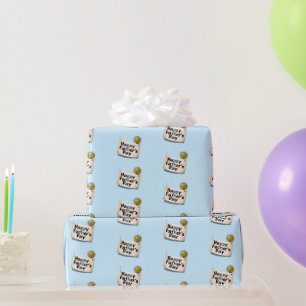 Papier Cadeau Bonne bannière de Fête des pères