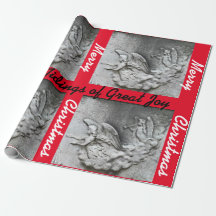 Bonne bouchée Grande joie Joyeux Noël Angel Papier