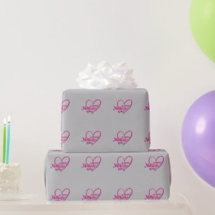 Papier Cadeau Bonne Fête des mères avec mon amour