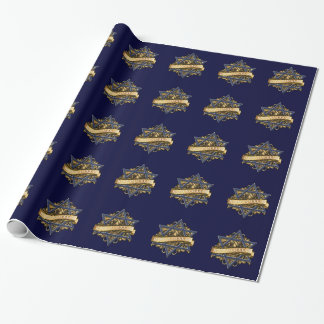 Papier Cadeau Bonne Hanoukka Star de David