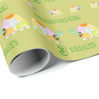 Papier Cadeau Bonne Tortue