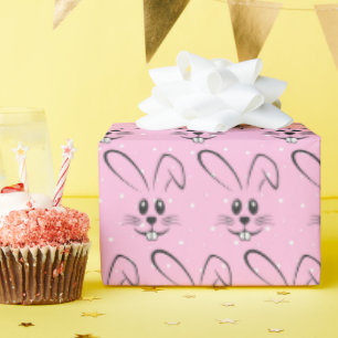 Papier Cadeau Bonnets mignons en Pois