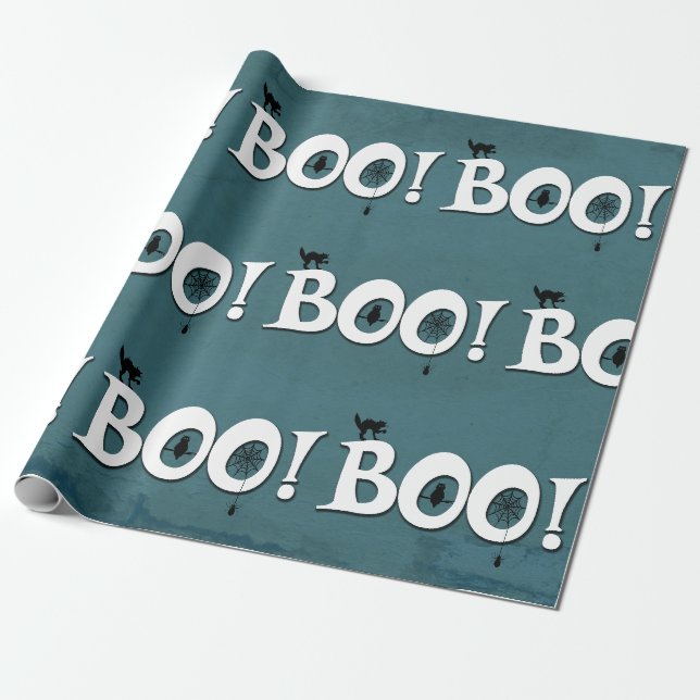 Papier Cadeau Boo ! (Déroulé)