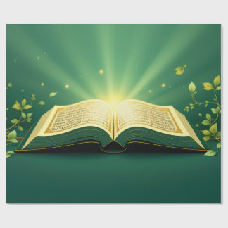 Papier Cadeau Book Wrapping Paper