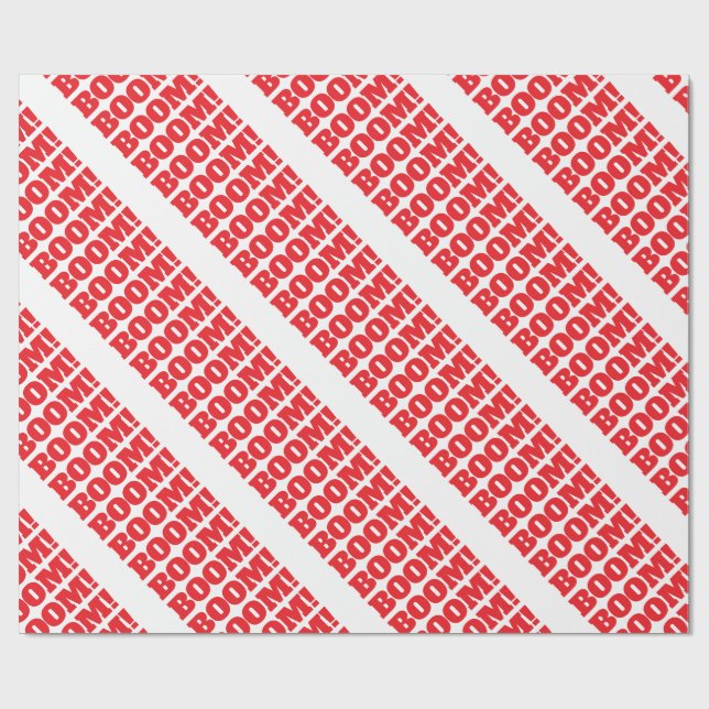 Papier Cadeau BOOM Professional elegant modern minimalist plain (Plat)