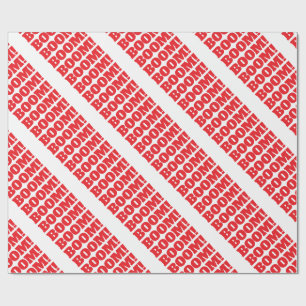 Papier Cadeau BOOM Professionnel élégant moderne minimaliste uni