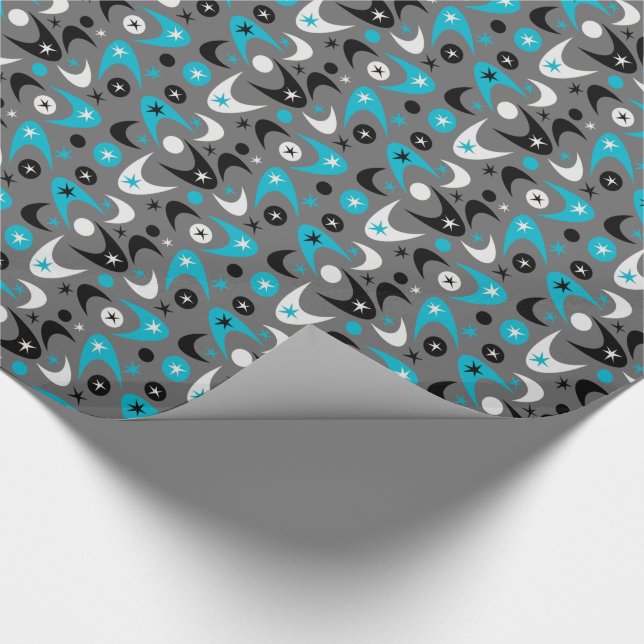 Papier Cadeau Boomerangs rétro (Coin)