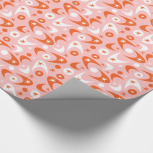 Papier Cadeau Boomerangs Rétro