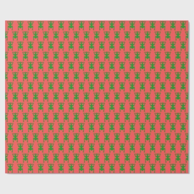 Papier Cadeau Boricua Coqui Christmas wrapping paper (Plat)