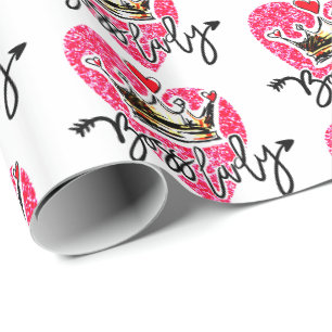 Papier Cadeau Boss Lady White