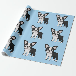 Papier Cadeau Boston mignon Terrier